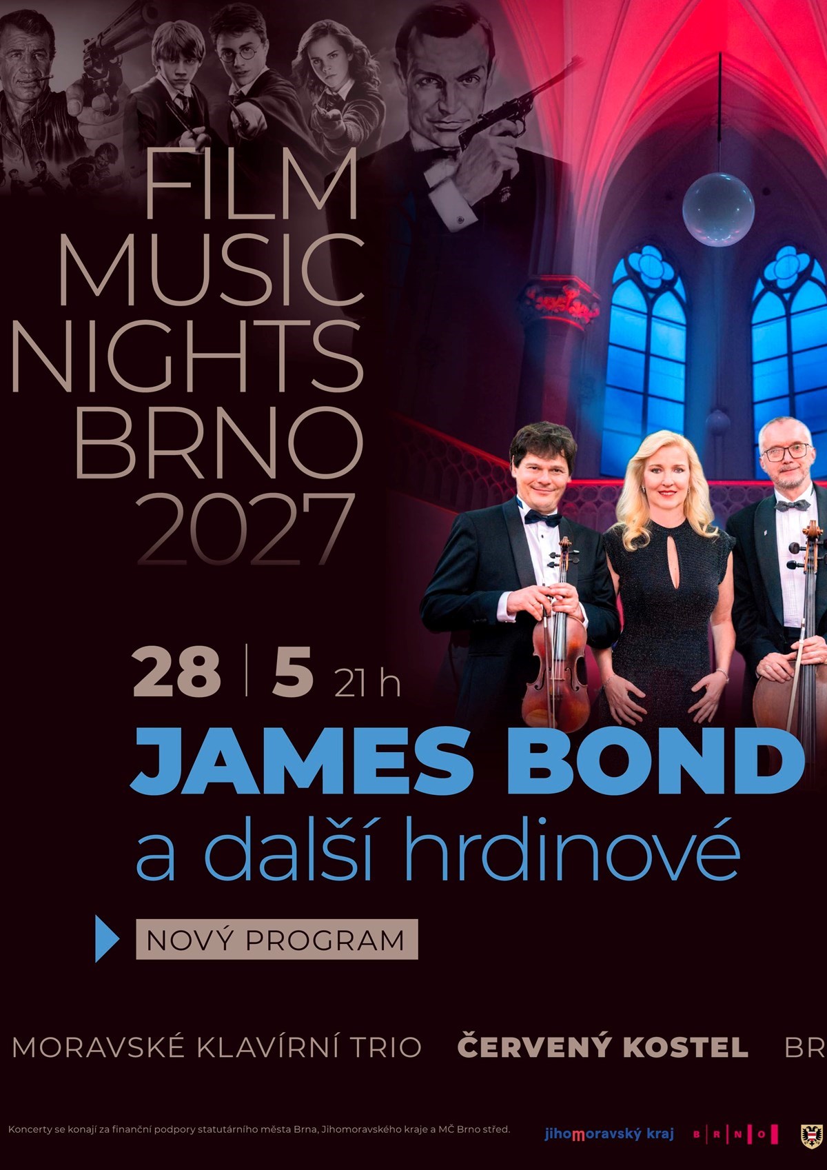 James Bond a další hrdinové, filmová hudba s iluminacemi