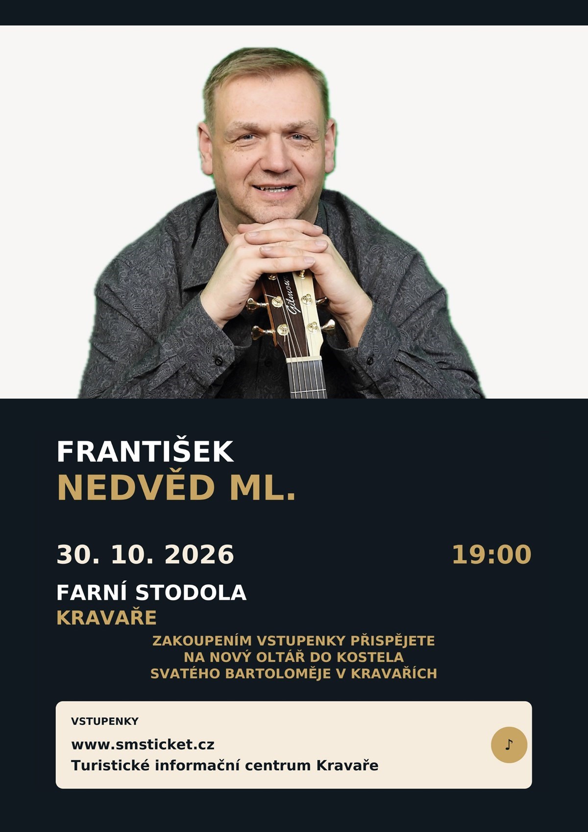 František Nedvěd ml. s kytarou