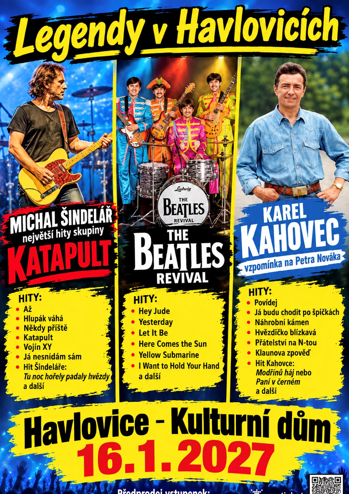 Legendy v Havlovicích - The Beatles rev., Šindelář, Kahovec
