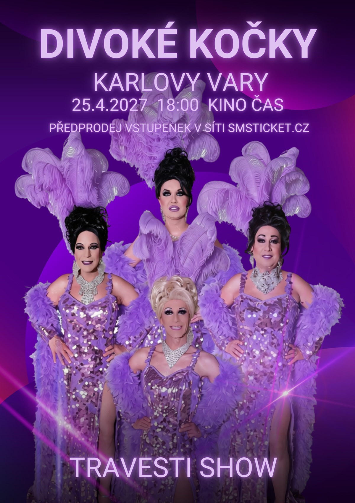 Travesti show Divoké kočky Karlovy Vary