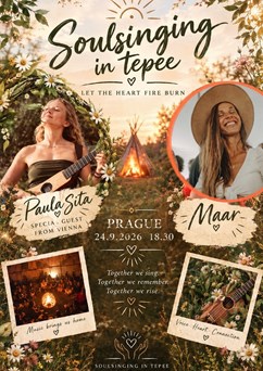 Soulsinging v teepee s Maar a Paula Sitou