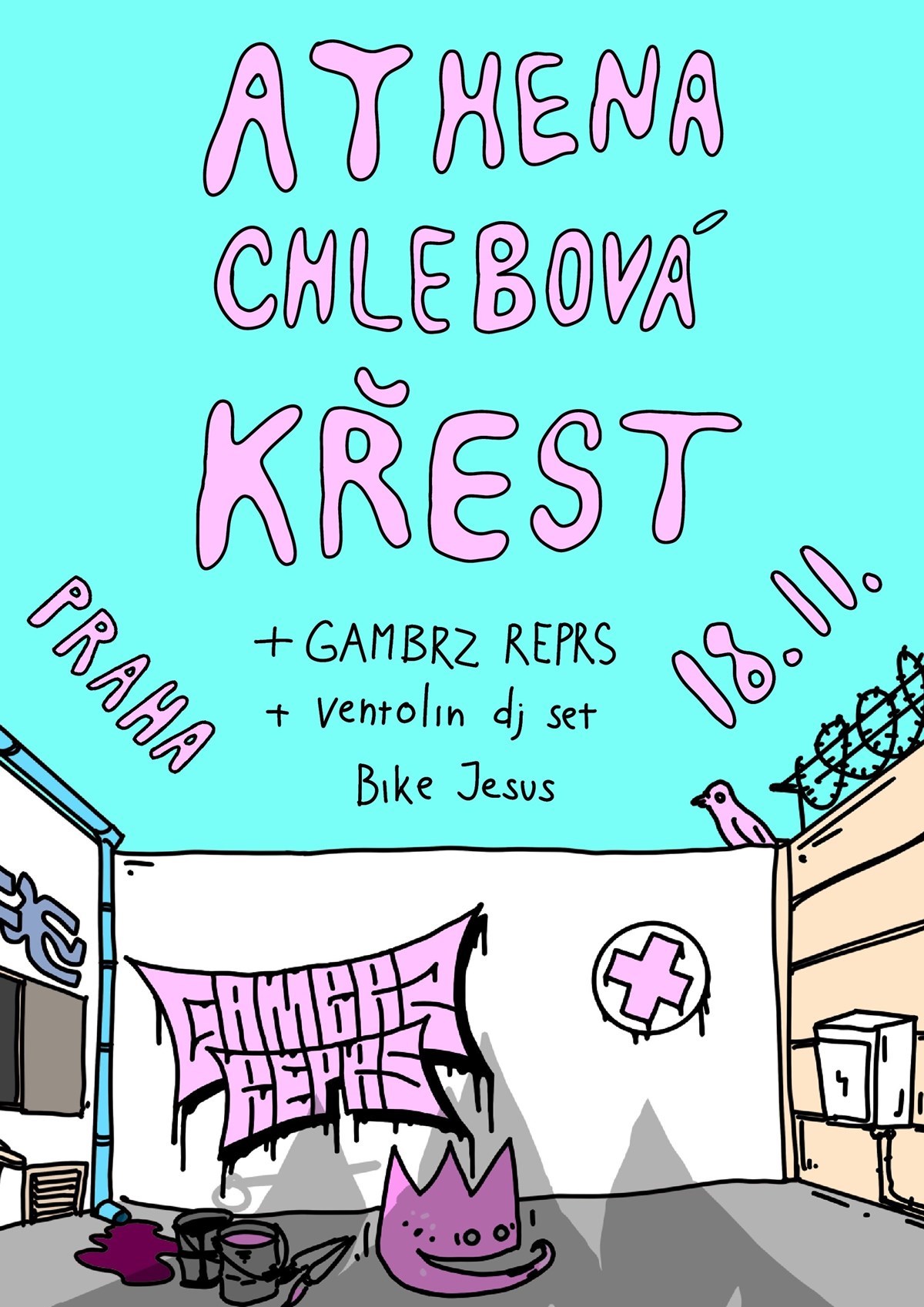 Athena Chlebová - křest alba Athentát