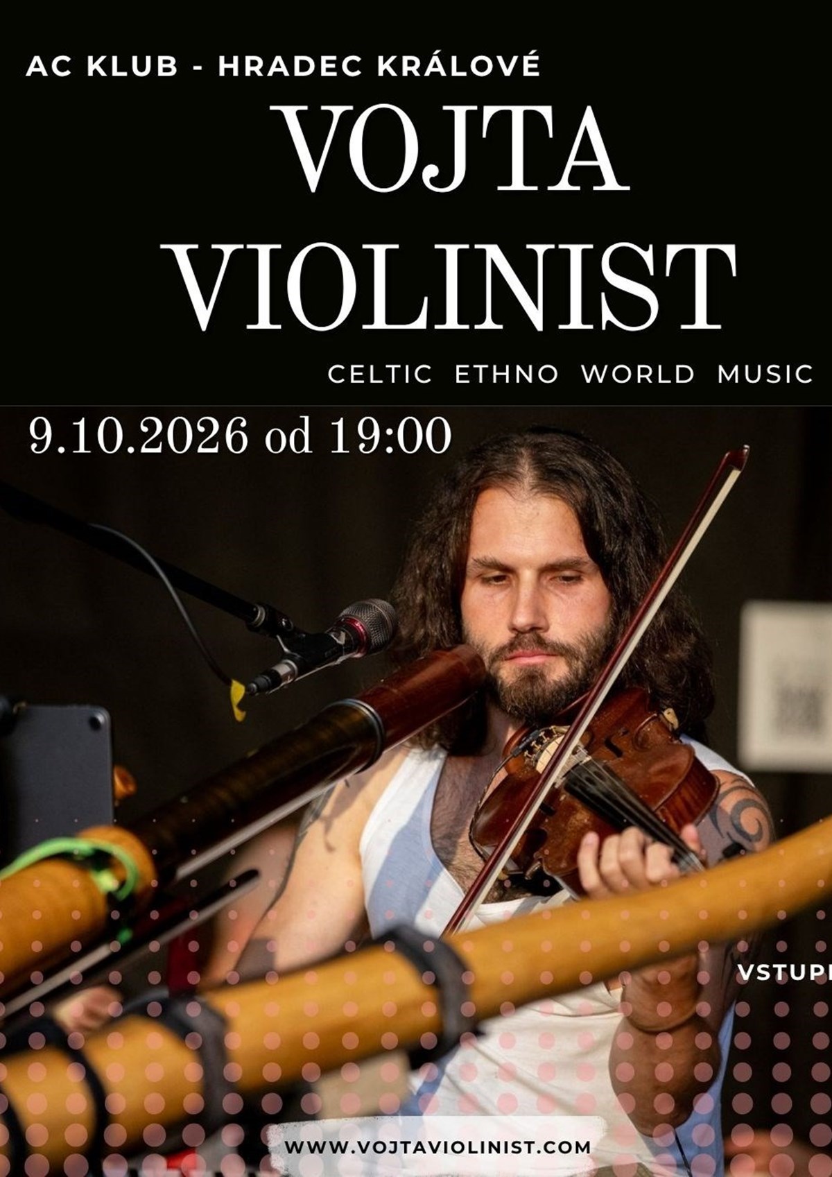 Koncert Vojty Violinist // AC klub Hradec Králové