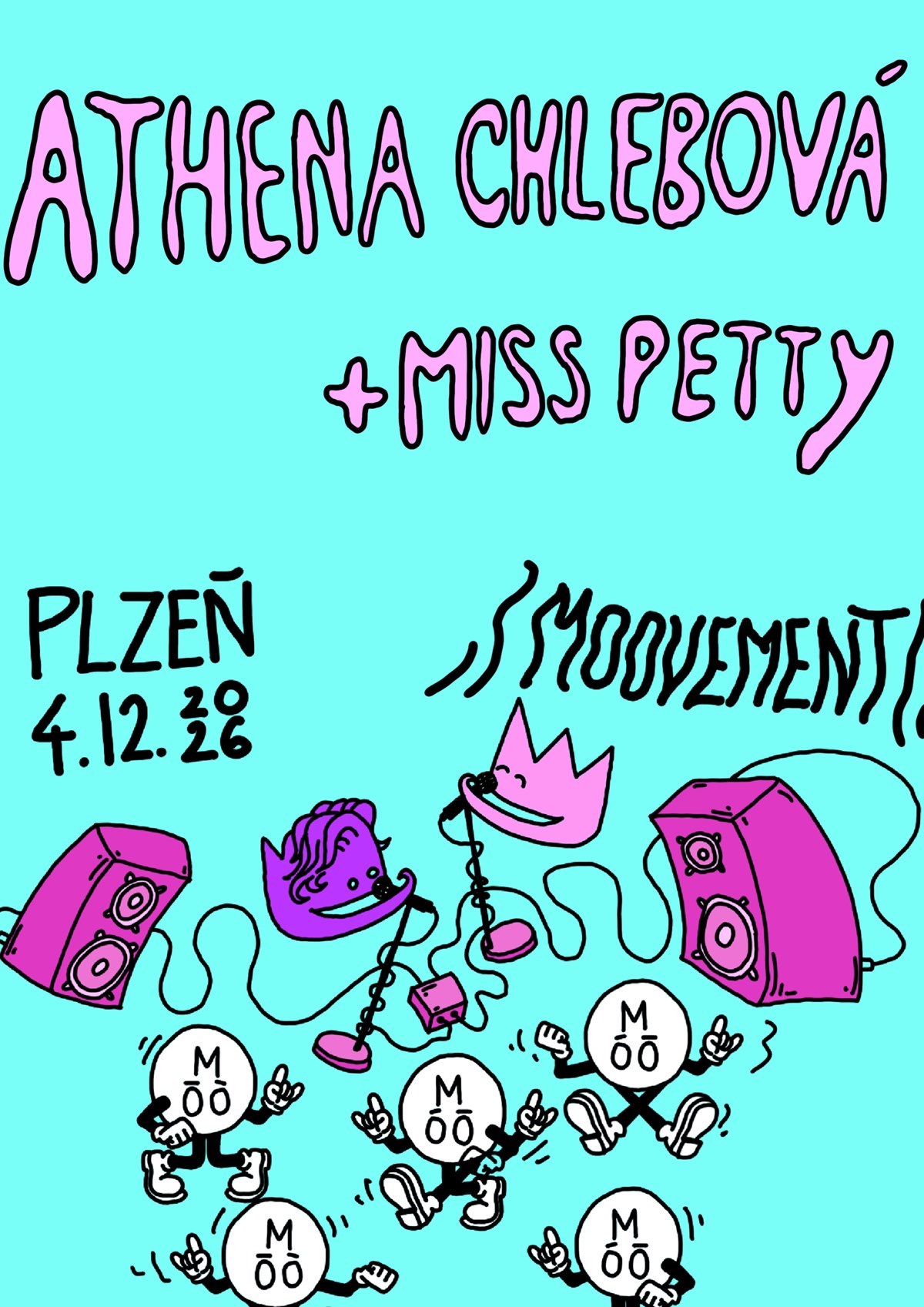 Athena Chlebová + Miss Petty v Plzni