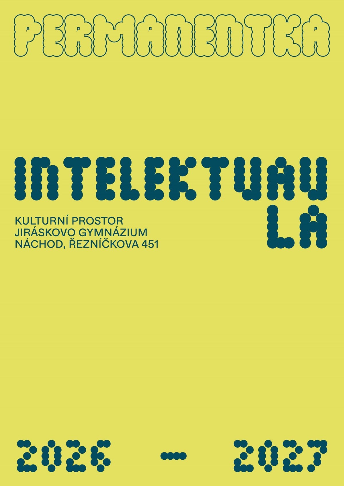 Kulturní prostor AULA - Permanentka Intelektuaula 2026-7