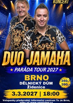 Koncert Duo Jamaha - Brno | Paráda Tour 2027