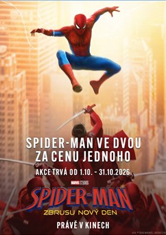 Spider-Man: Zbrusu nový den - akce 1+1 zdarma