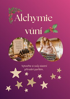 Vánoční zážitkový workshop přírodního parfému