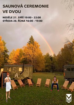 Saunová ceremonie VE DVOU na Medlově