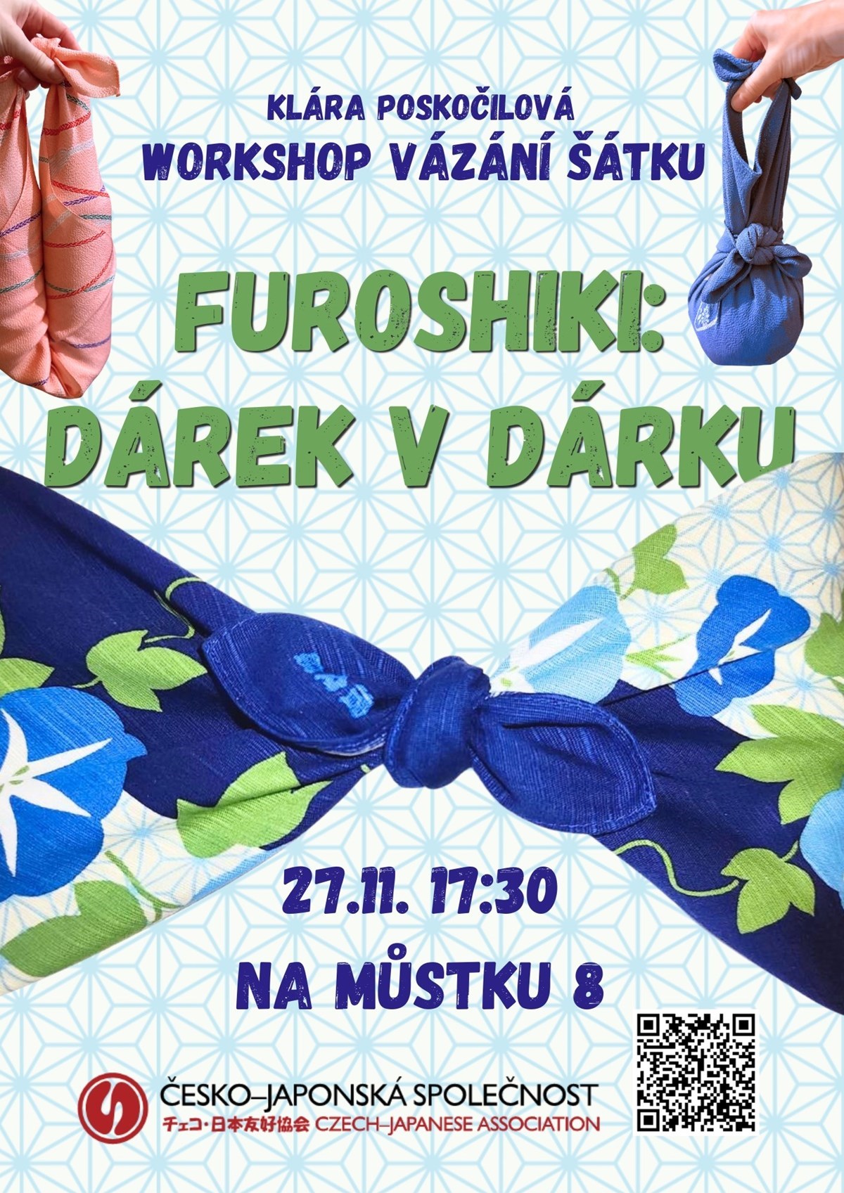 Workshop furoshiki: dárek v dárku
