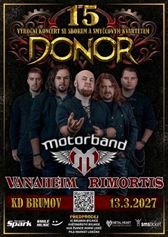 DONOR 15 LET (+ Motorband, Rimortis, Vanaheim)