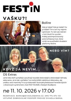FEST IN 2026: Vašku?! + Když já nevím... Nebo vím?