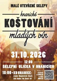 Otevřené sklepy HNANICE s koštováním mladých vín