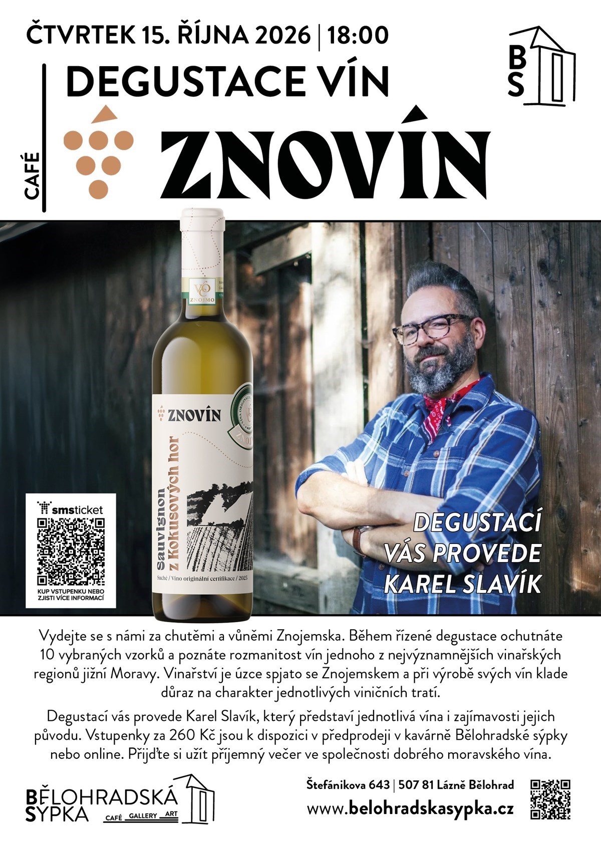 Degustace vín Znovín