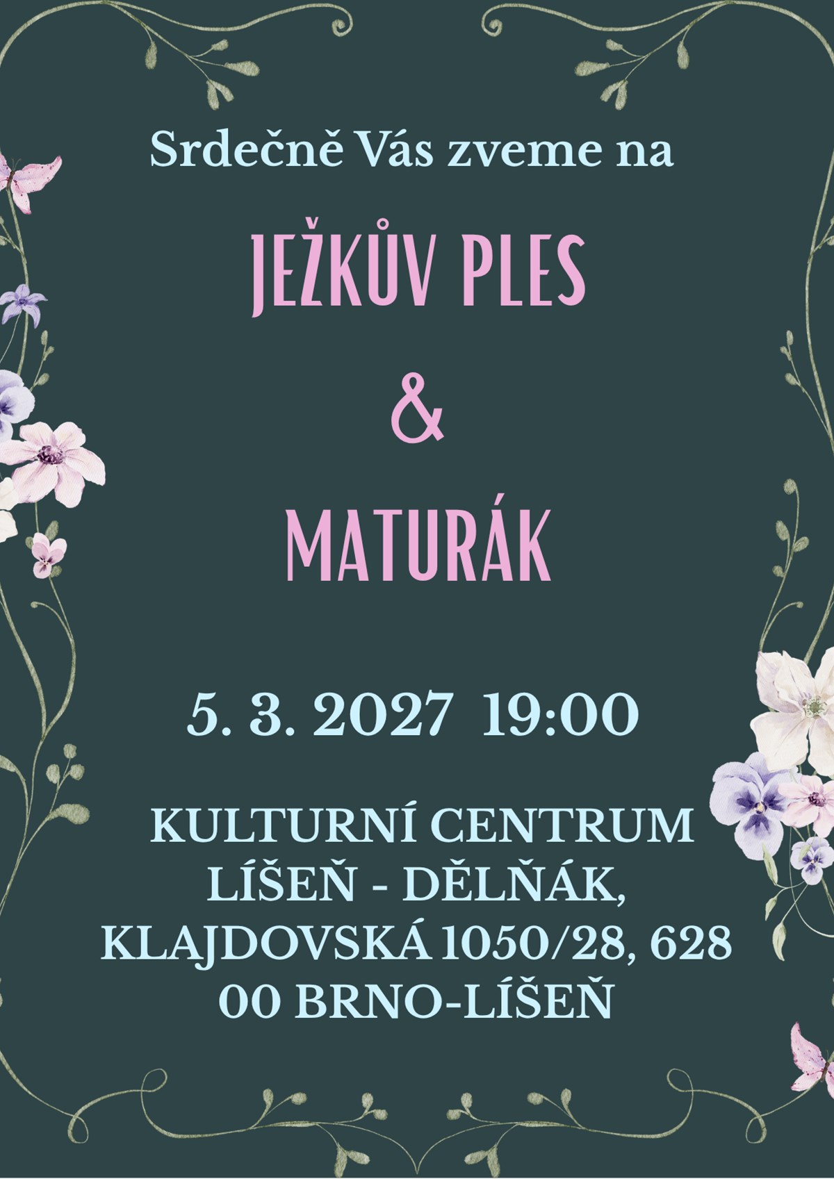Ježkův ples a maturák