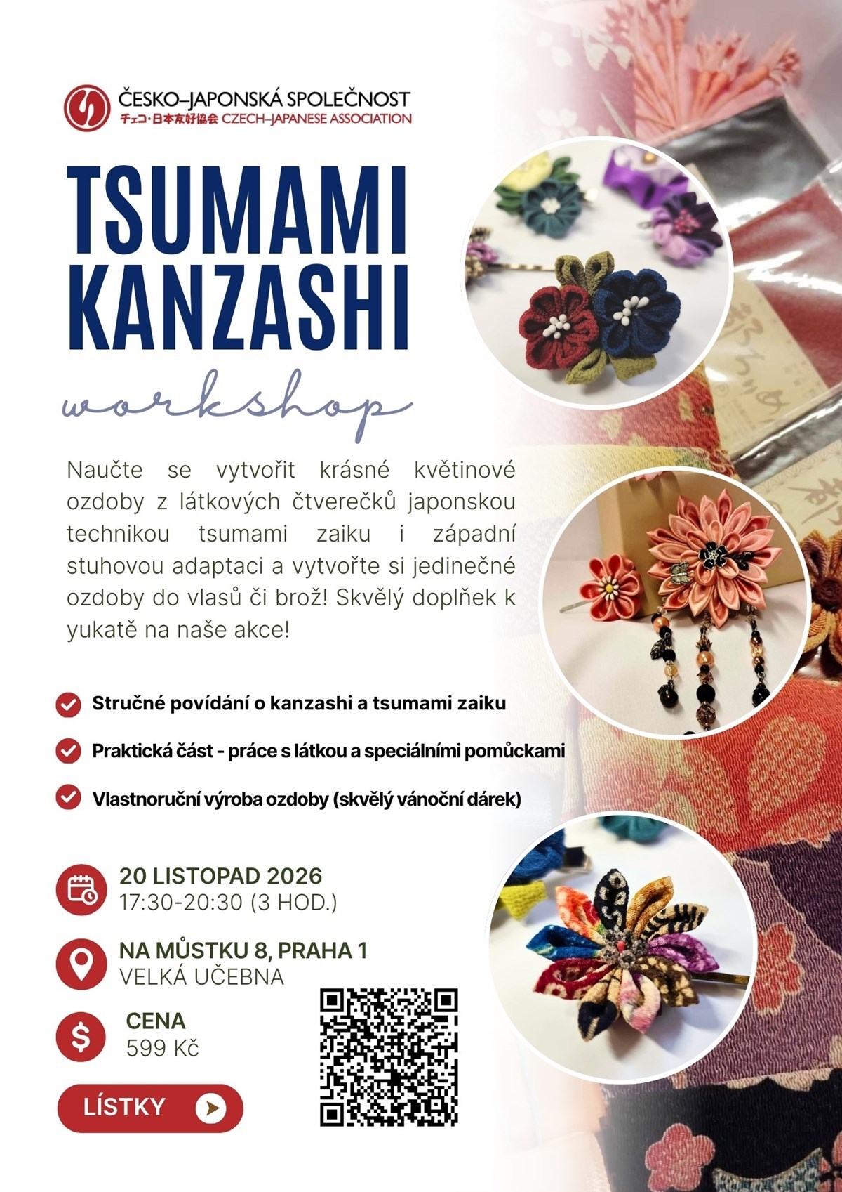 Workshop: tsumami kanzashi
