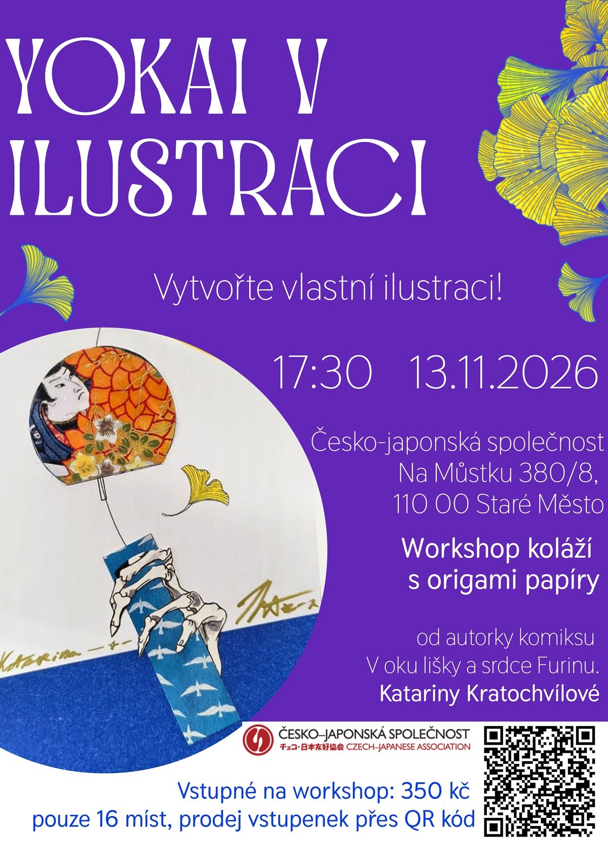 Workshop koláží: srdce fúrinu - yókai edition