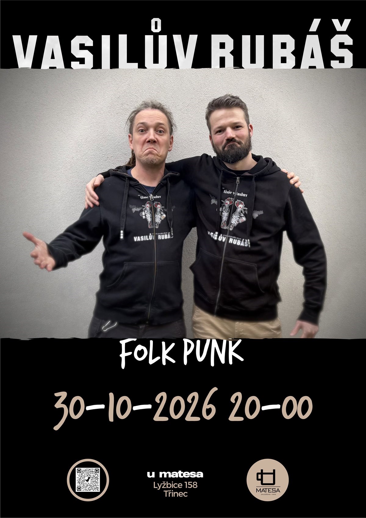 Vasilův Rubáš | Folk Punk | live music | U Matesa