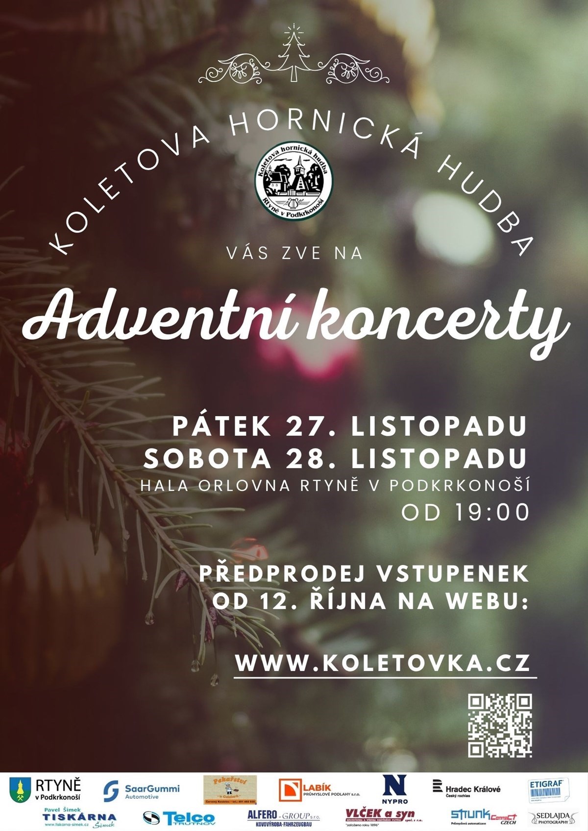 Adventní koncert Koletovy hornické hudby