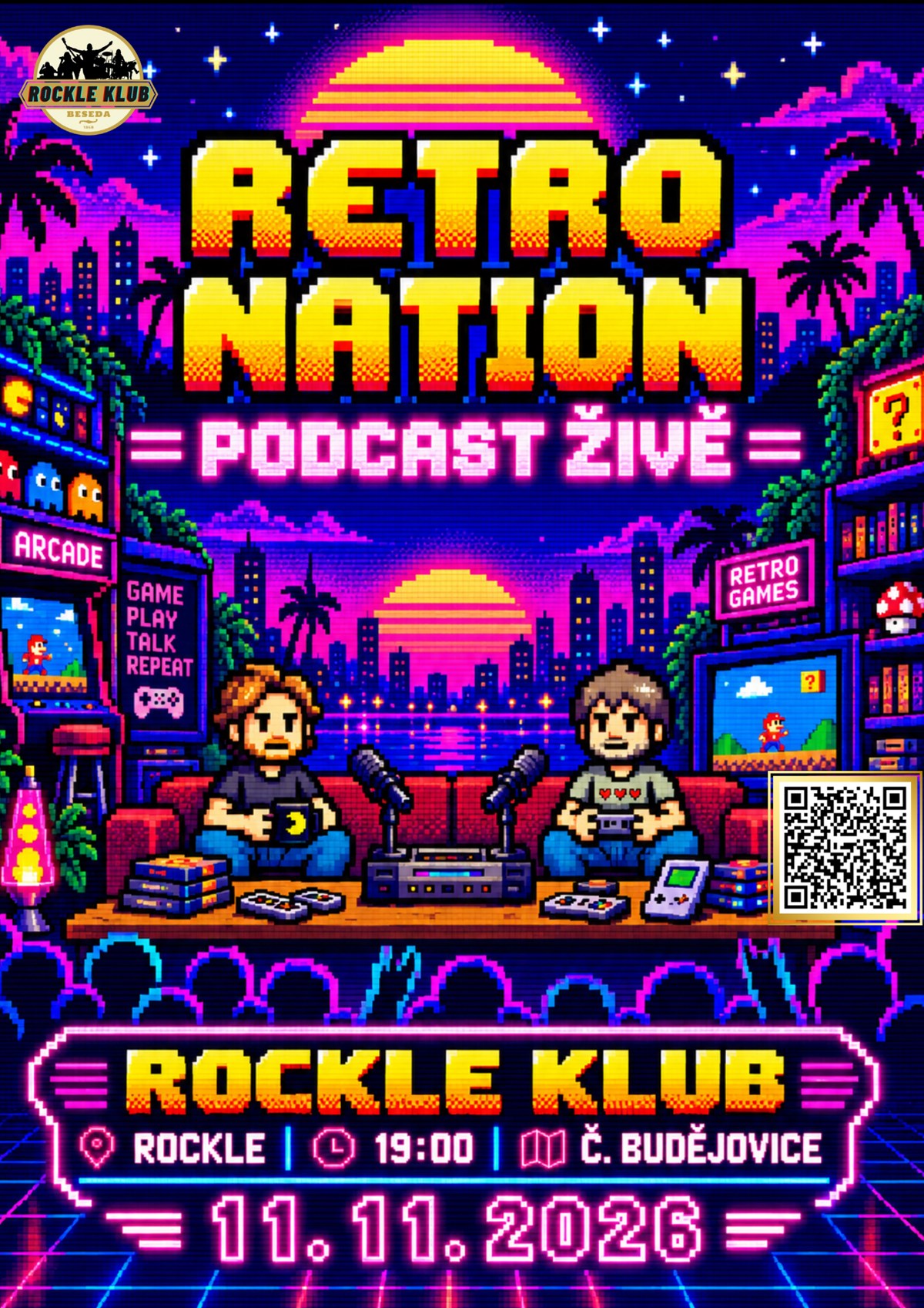 Retro Nation živě v Č. Budějovicích