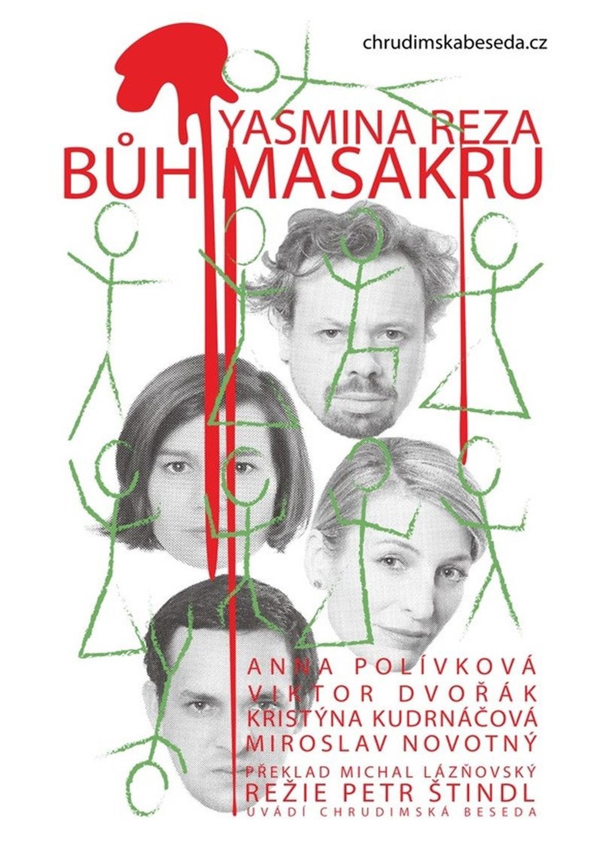 Chrudimská beseda Yasmína Réza – BŮH MASAKRU