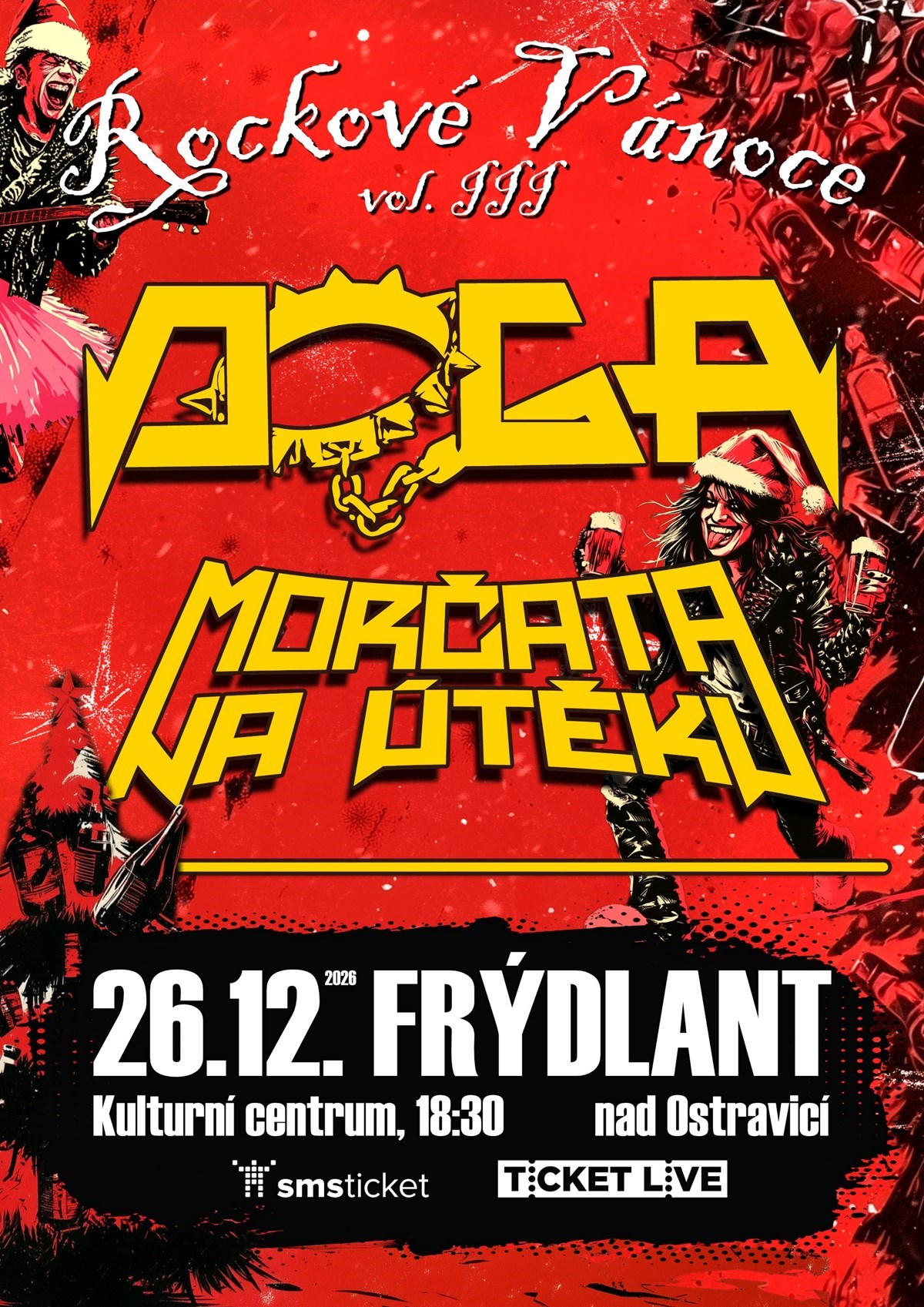 Rockové Vánoce III. - DOGA a Morčata na útěku