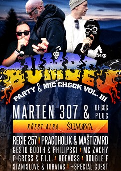BUMBEJ PARTY Vol.III & křest alba: ŠUMAVA v HROZNU * (VIP)