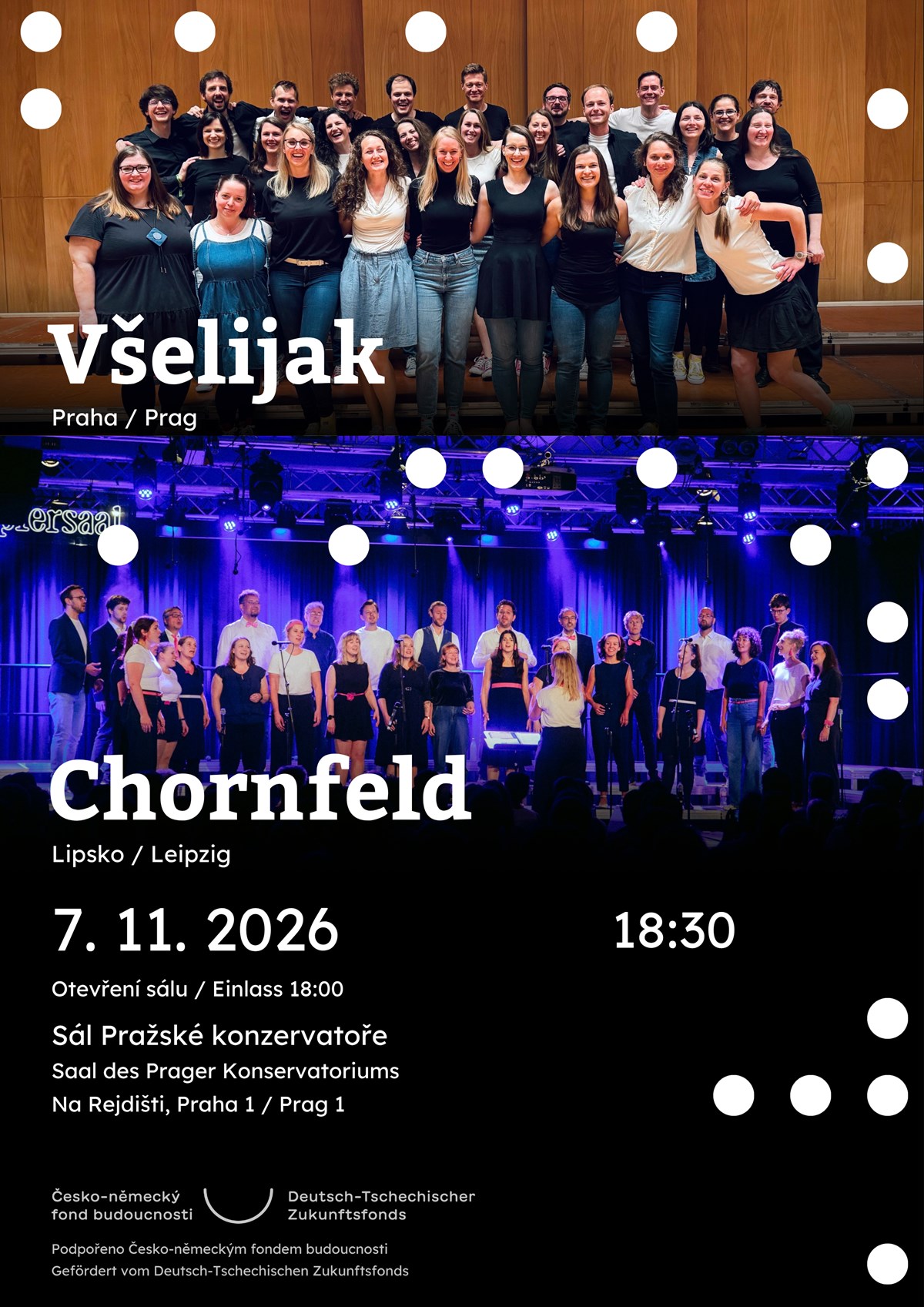 Všelijak & Jazzchor Chornfeld — Dvojkoncert / Doppelkonzert