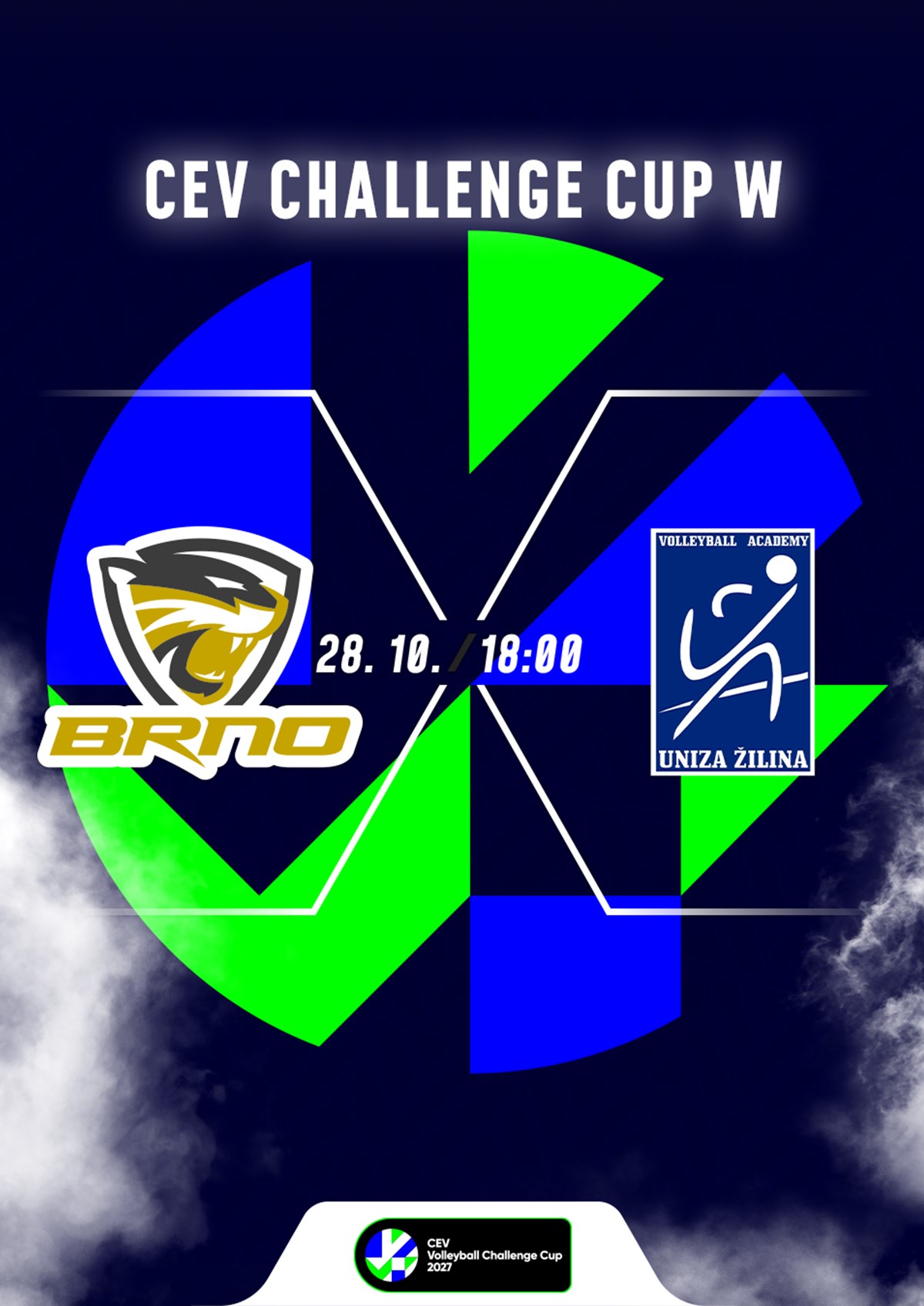 CEV Challenge Cup W: Šelmy - Žilina
