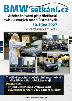 BMW setkání a žehnání vozů