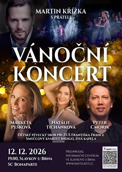 Vánoční koncert Martina Křížky a jeho přátel