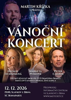 Vánoční koncert Martina Křížky a jeho přátel