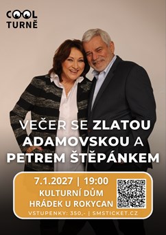 Večer se Zlatou Adamovskou a Petrem Štěpánkem