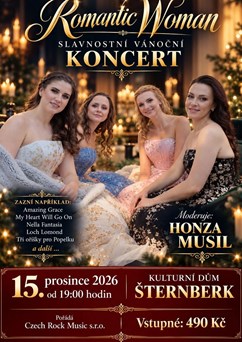 Romantic Woman - Slavnostní vánoční koncert ve Šternberku