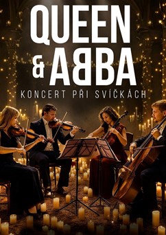 Hudba QUEEN & ABBA při svíčkách