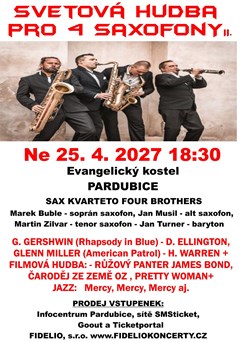 Světová hudba pro 4 saxofony II.