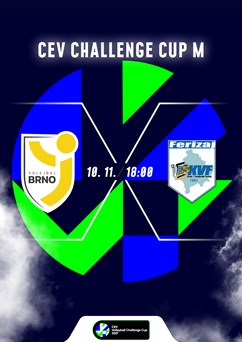 CEV Challenge Cup M: Brno (CZE) - Ferizaj (KOS)