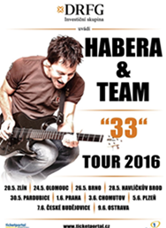 Habera a Team 33 Tour Brno - přidaný koncert