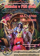 Alenka v říši divů - Představení černého divadla 