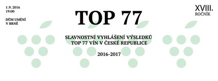 18. ročník soutěže TOP 77 vín v České republice