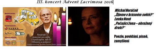 Advent Lacrimosa 2016 Michal Horáček & Lenka Nová
