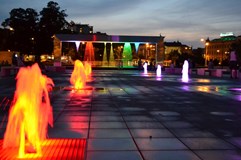 Park před Janáčkovým divadlem, Brno