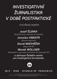 Investigativní žurnalistika v době postfaktické