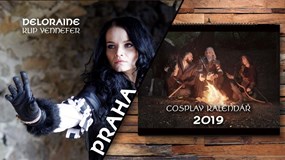 Křest cosplay kalendáře a klipu Yennefer (Praha)