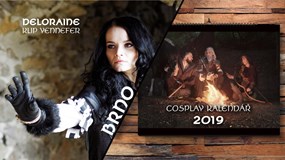 Křest cosplay kalendáře a klipu Yennefer (Brno)
