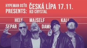 Kali & Separ & Dame & Majself - Česká Lípa 17. 11. 2018