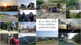 Z Krkonoš do Krkonoš- Za 33 dní 2000 km poklusem okolo Česka