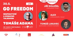 Go Freedom LIVE talkshow Tomáše Adama