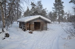 přechod finského jezera Inari