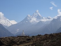 Sama na treku do základního tábora Everestu (Praha)